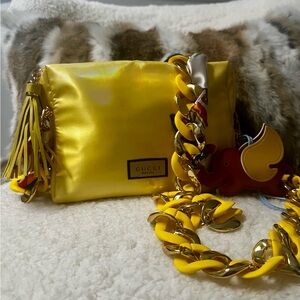 Gucci Beauty Upcycled Iridescent Crossbody Bag